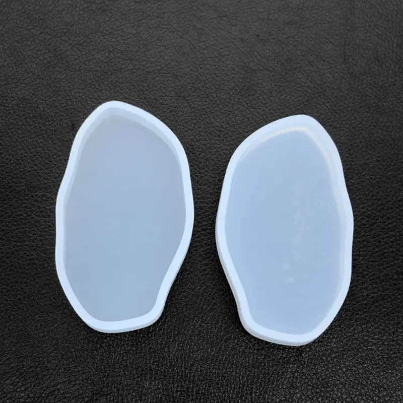 

DIY Crystal Epoxy Resin Irregular Ellipse Coaster Mold 62KE