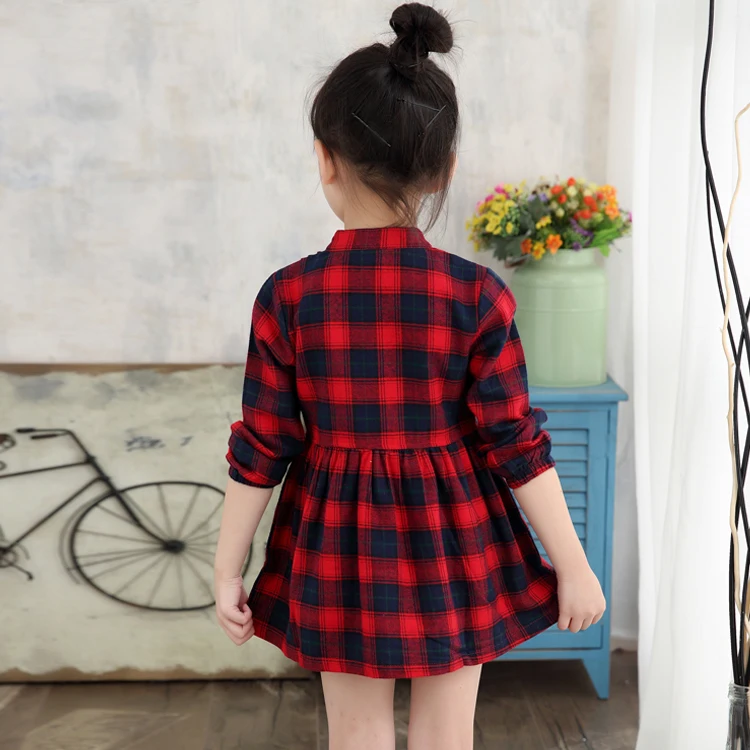 Осень 2020 европейские зимние платья повседневная детская одежда детское