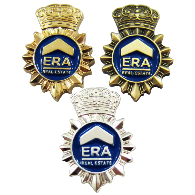 

2020 Welcome Custom Gold Gilded Badge Factory Price 3D Badge