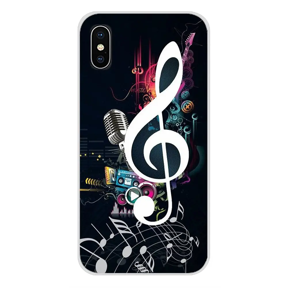 Чехол для телефона чехлы с музыкальными нотами скрипкой классической музыкой