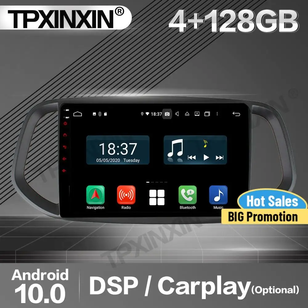 

Автомагнитола Apple Carplay, 4 + 128G, 2 Din, стереоприемник, Android, для Kia KX3 2015 2016 2017, GPS-навигатор, аудиомагнитофон, головное устройство