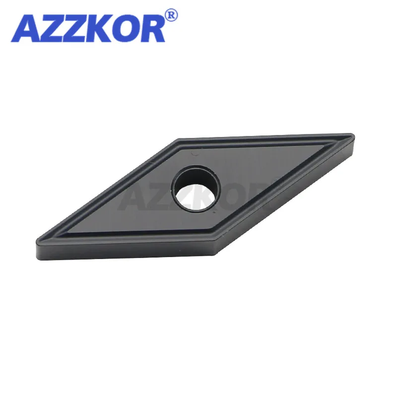 

VNMG1604-ZK ZT-NT01 External Turning Tool Inserts CNC Center Lathe For Cast Iron Pig Iron Maching AZZKOR Ceramic Carbide Blades