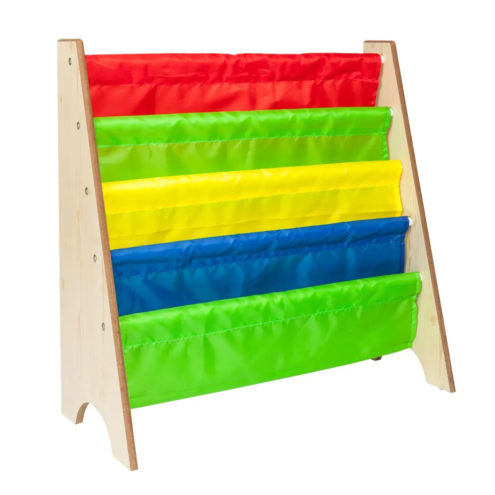 

Тканевая полка МДФ книжная полка для журналов деревянный цвет и цветная ткань