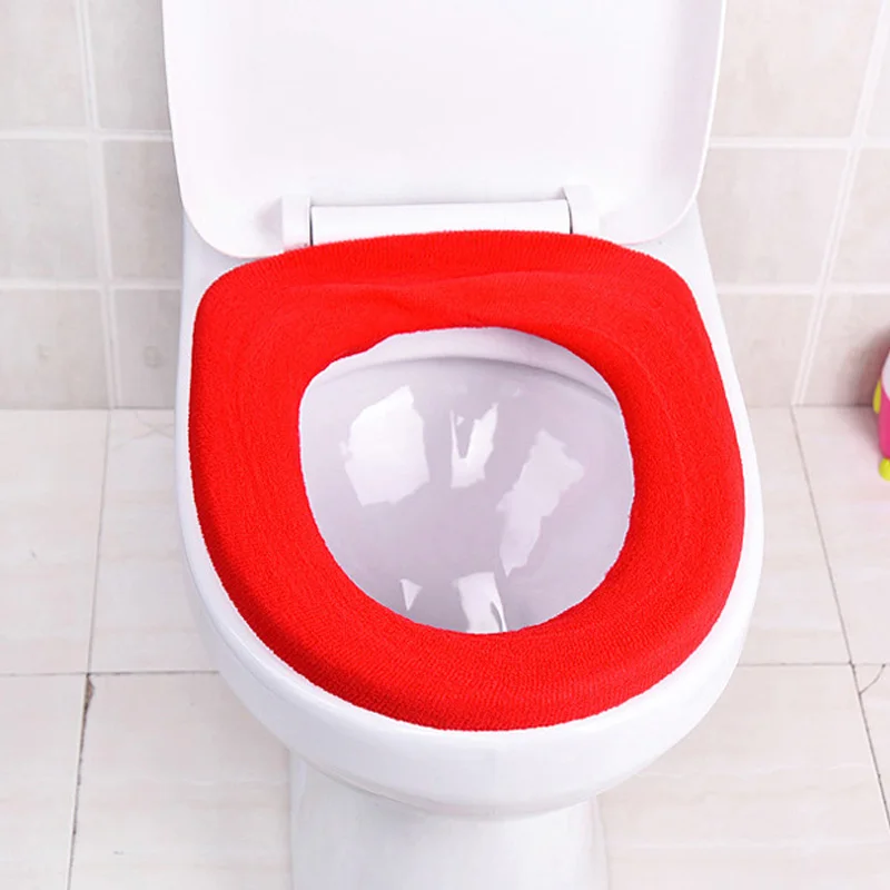 1 шт. случайный цвет чехол для сиденья унитаза грелка аксессуары пьедестал