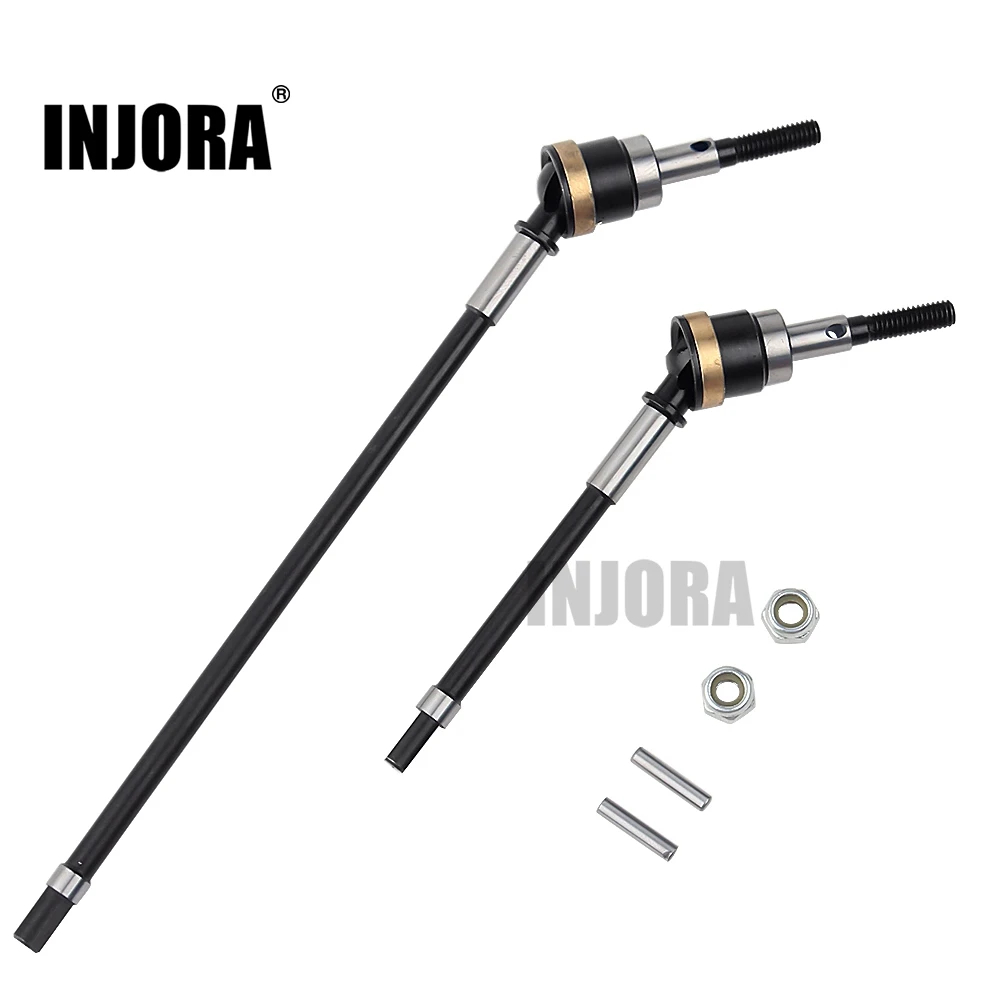Axle Shaft Injora металлическая передняя ось собачья кость вал передач для RC Rock комплект автомобильных принадлежностей для передней и задней оси серии RR10 90018 90020 90045 90048 - Цвет: Axle Shaft