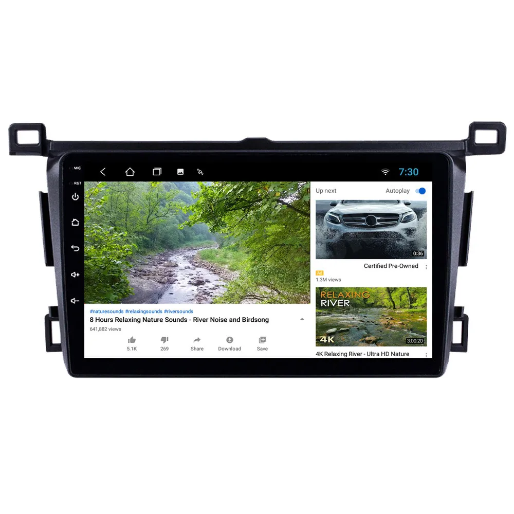 Автомагнитола RoverOne для Toyota RAV4 2013 2014 2015 2016 Android 10 автомобильный мультимедийный