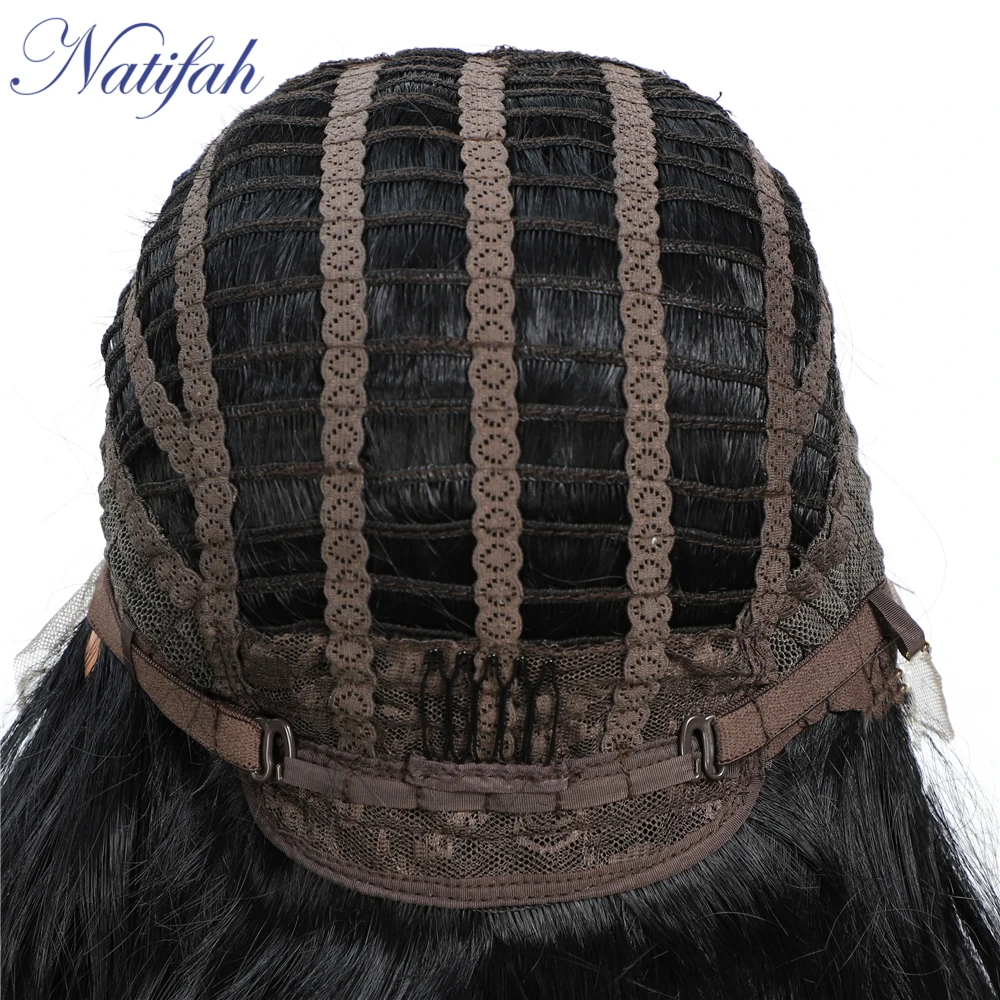 Natifah длинные черные волнистые волосы средство для наращивания волос