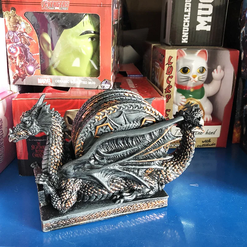 Дракон смолы чашки Coaster коврики колодки напиток Кофе Чай кружка Non slip напитки