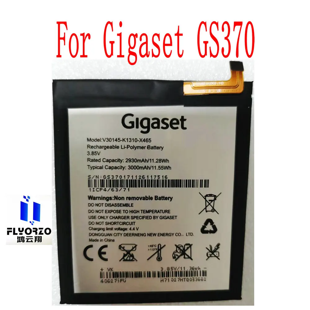 

Brand new high quality 3000mAh V30145-K1310-X465 Battery For Gigaset GS370 Mobile Phone