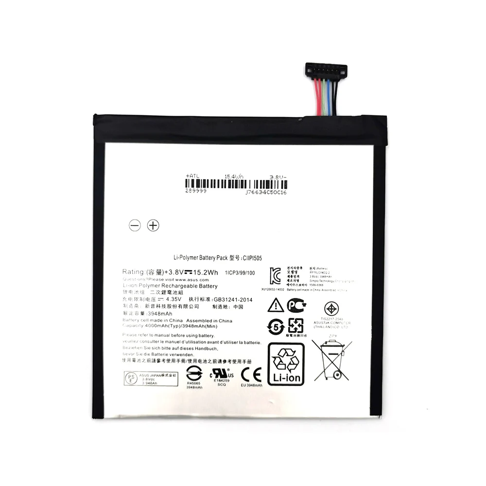 100% Оригинальный C11P1505 Аккумулятор для планшетного ПК Asus ZenPad 8 0 Z380KL Z380C Z380CX P022 P024