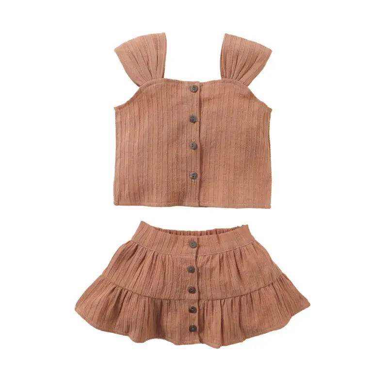 Новинка 2020 года Летняя хлопковая льняная одежда для новорожденных девочек Топ на