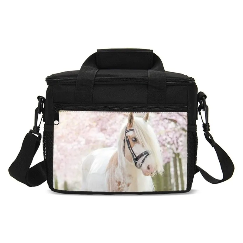 Сумка-холодильник для мальчиков и девочек с 3D-принтом в виде лошади