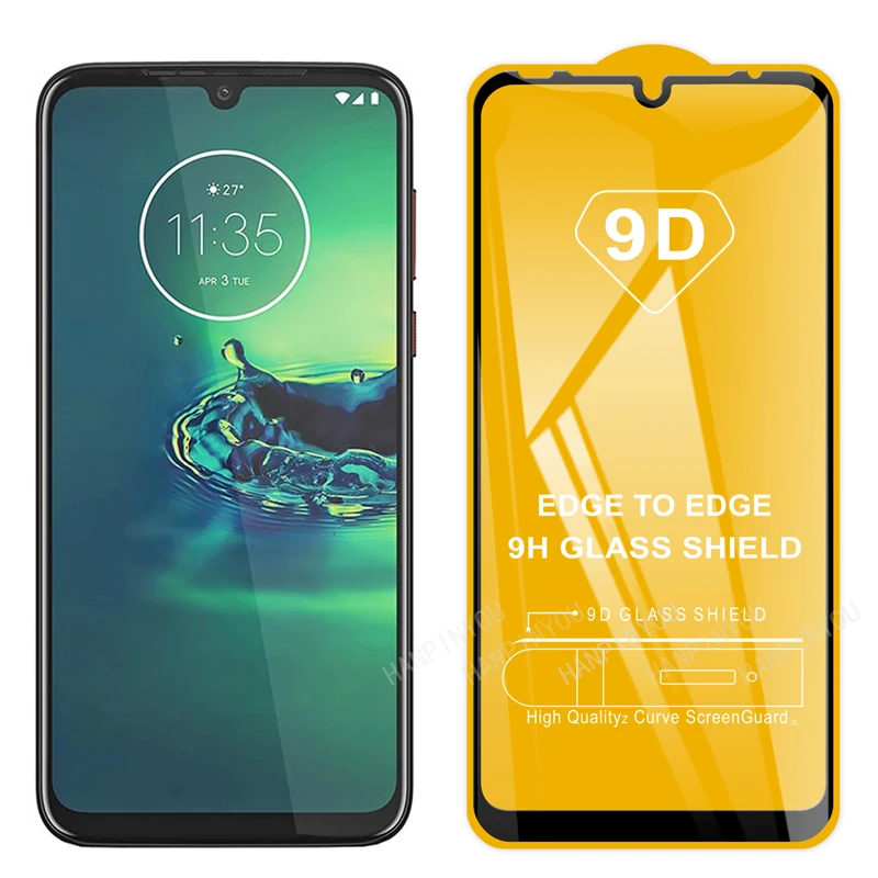 Для Motorola Moto G8 G7 Plus P30 Play Note One Power 9D полное клеевое Покрытие Закаленное стекло
