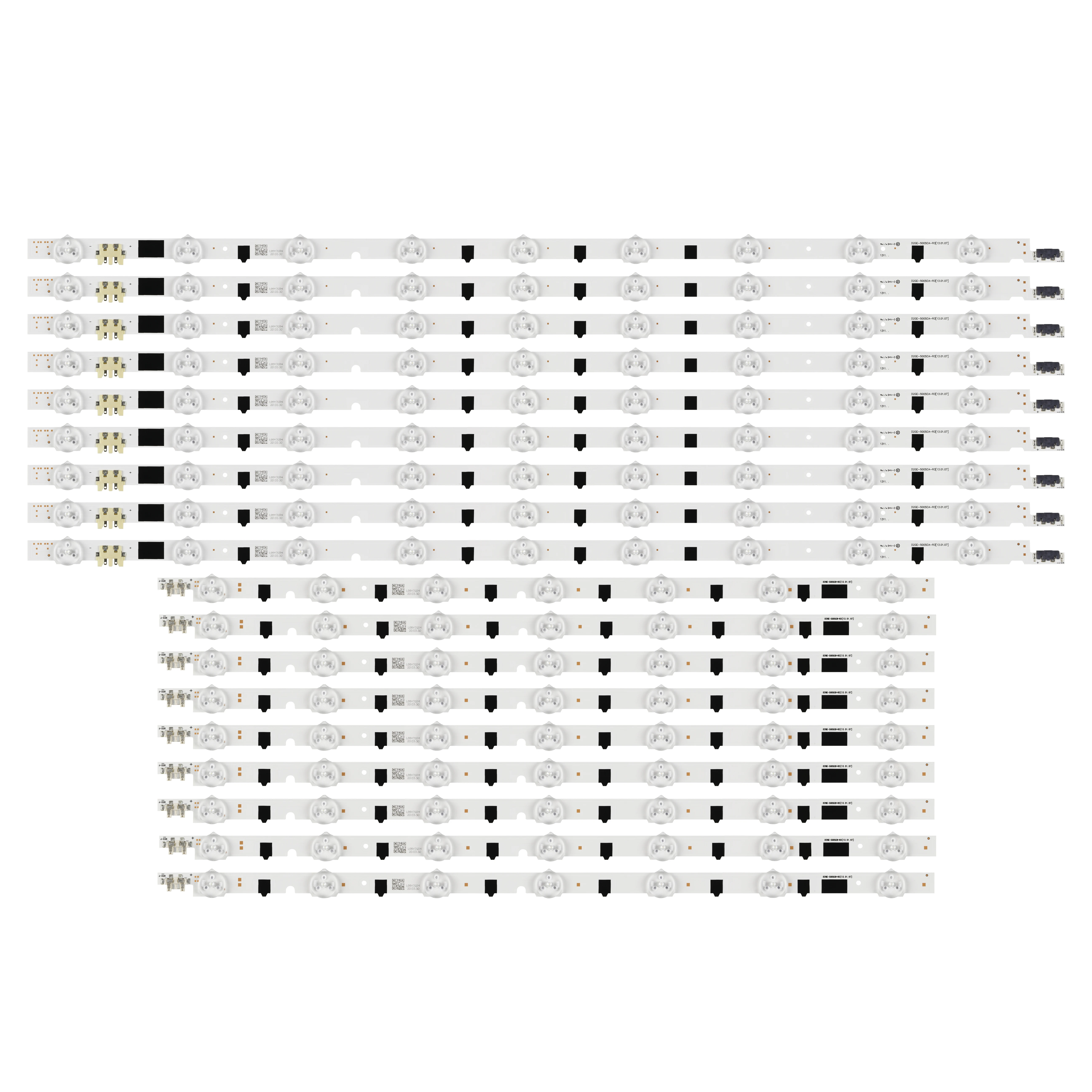 18 шт./компл. светодиодная подсветка полосы для Samsung TV UN50F6300AFXZX 2013SVS50F R 7 л 9 D2GE 500SCB R3