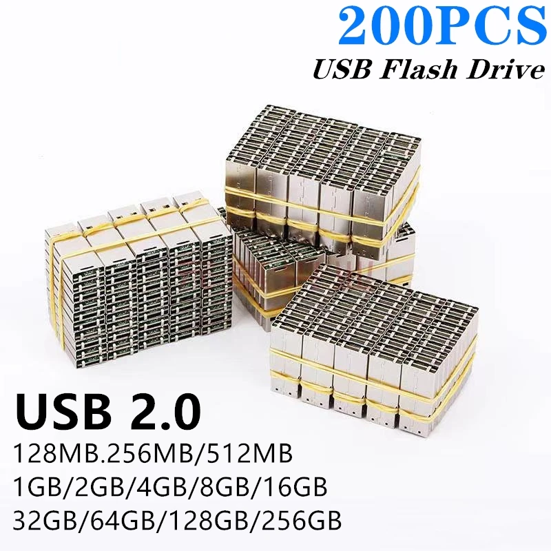 200PCS UPD Chip USB 2.0 chip 2GB 4GB 8GB 16GB 32GB 64GB 128MB 512MB  pendrive memory disk flash short universal board U disk DIY
