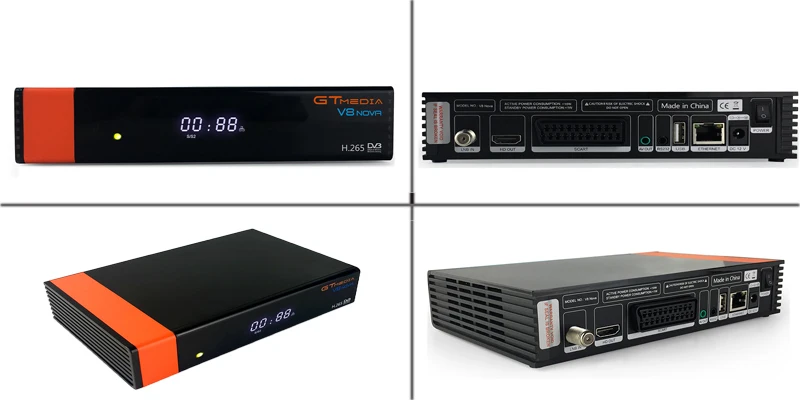 Спутниковый декодер smart GTMEDIA V8 NOVA DVB-S2 H.265 1080P 1 год бесплатно Испания Европа cccam спутниковый ресивер freesat v8 nove