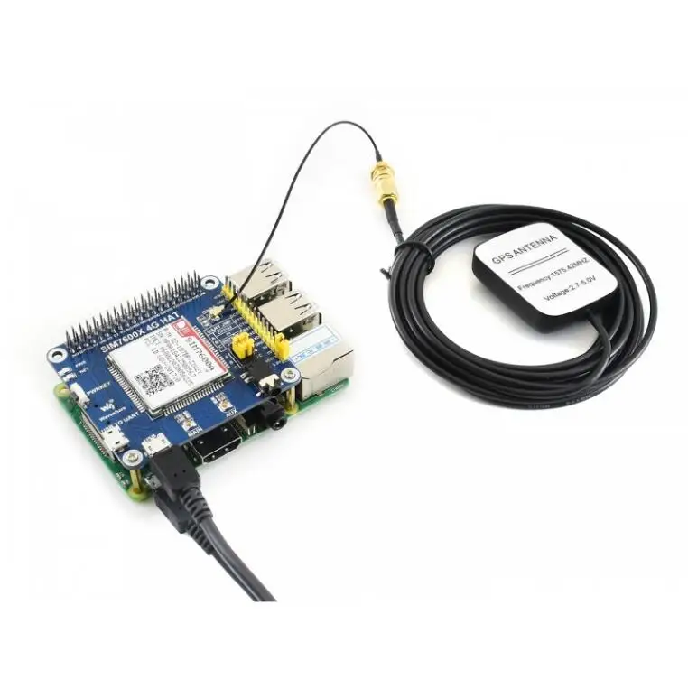 SIM7600A-H 4G шляпа на основе SIM7600A-H 4G/3g/GNSS шляпа для Raspberry Pi LTE CAT4, для Северной Америки довольно низкое энергопотребление
