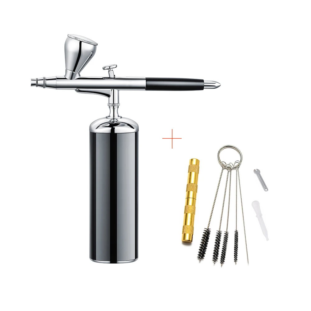 Недорогой автоматический мини-Аэрограф компрессор для лица тела временного