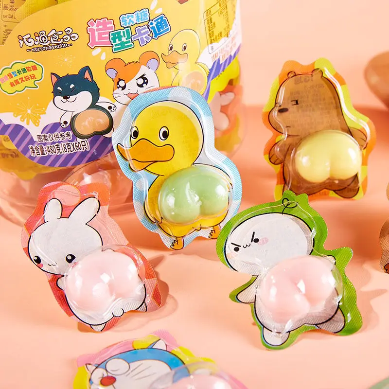 

Net Red Candy Fruit Flavor Spoof Candy Children's Cartoon Shape
