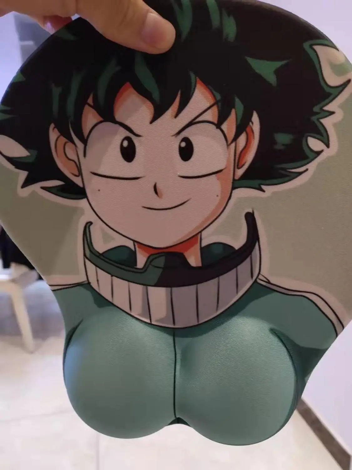 3d коврик для мыши Boku no Hero Academia игровой с мягкой грудью и подставкой на