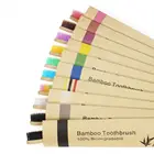 Многоразовая мягкая бамбуковая зубная щетка для путешествий дома гостиницы многоразовая зубная щетка для удаления неприятного дыхания Ортодонтическая очистка R3Z6
