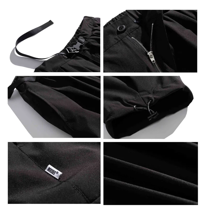 

Men Japan Style Streetwear Loose Casual Cargo Pant Male Hip Hop Wide Leg Harem Trousers Jogger Sweatpants