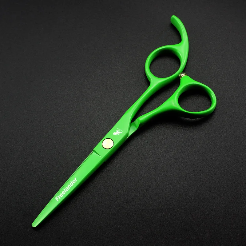 5 дюймов FM-12 зеленые прямые ручки профессиональные ножницы для грумера домашних