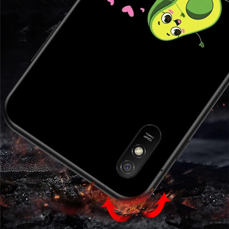 Silicone Cover Cute Cartoon Avocado For Xiaomi Redmi 10X 9 9T 9C 8 7 6 Pro 9AT 9A 8A 7A 6A S2 GO 5 5A 4X Plus Phone Case Shell