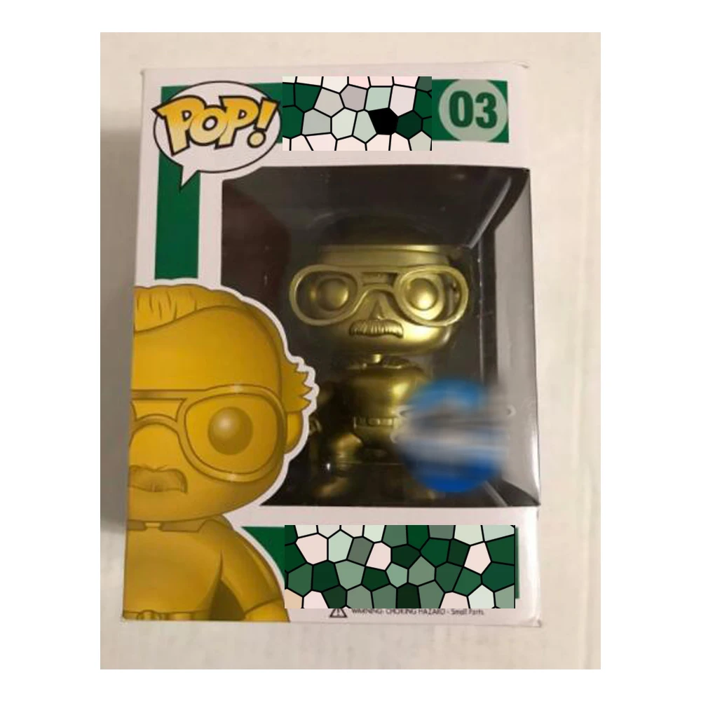 03-gold Funko POP Marvel#01#02 виниловые фигурки Коллекция Модель игрушки для подарка - Цвет: 03-gold