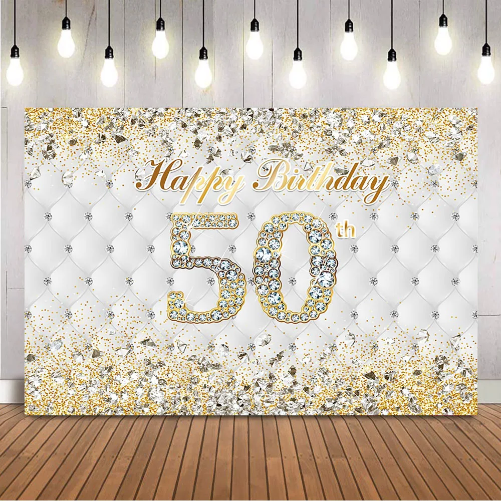 50th на день рождения фон белый Heardboard Для женщин День рождественские украшения с