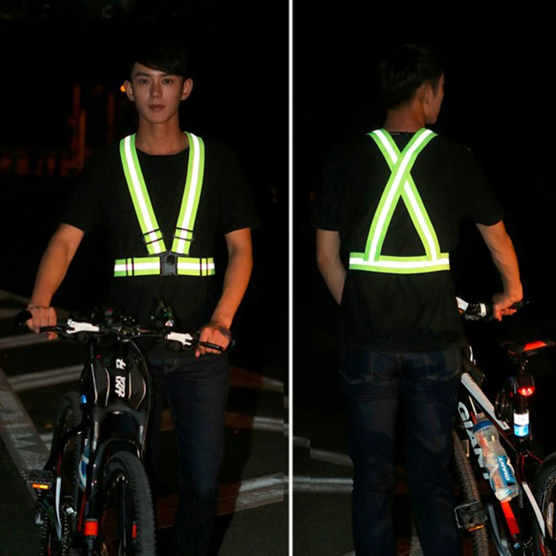 Светоотражающий ремень для мотоциклистов защитный высокий светильник корпус