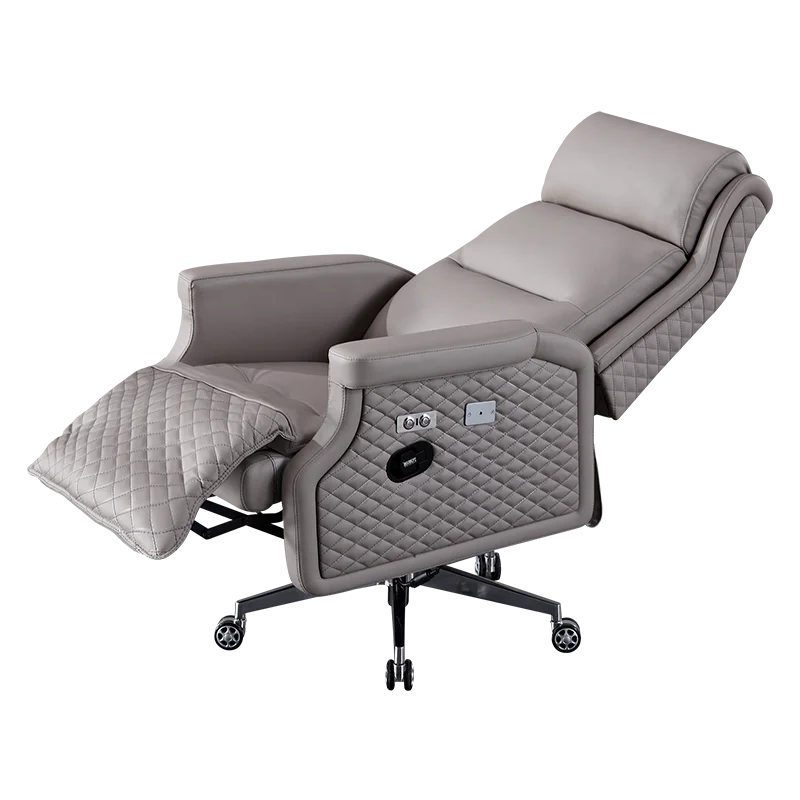 Высококачественное офисное кресло Boss из натуральной кожи удобное откидное |