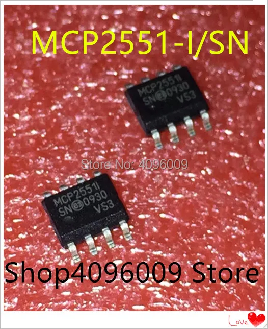 

NEW 50PCS/LOT MCP2551-I/SN MCP2551 SOP-8