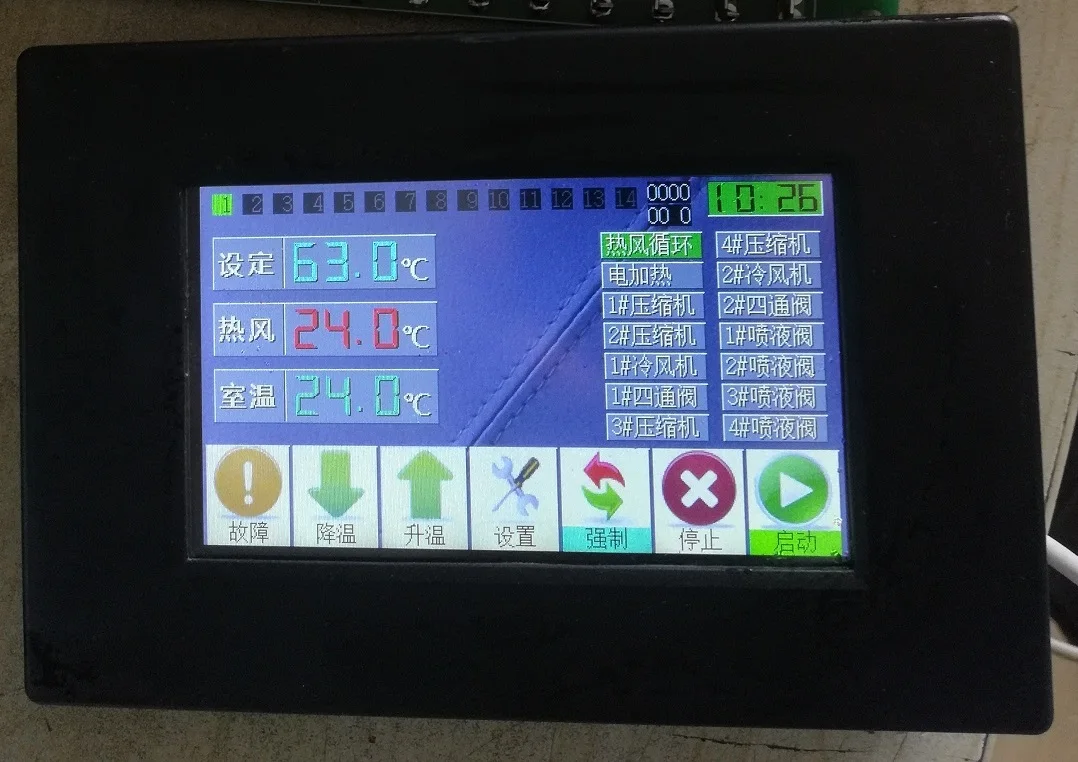 4 3 дюймовый интерфейс человека машины сенсорный экран сбора данных RS485 ARM M4