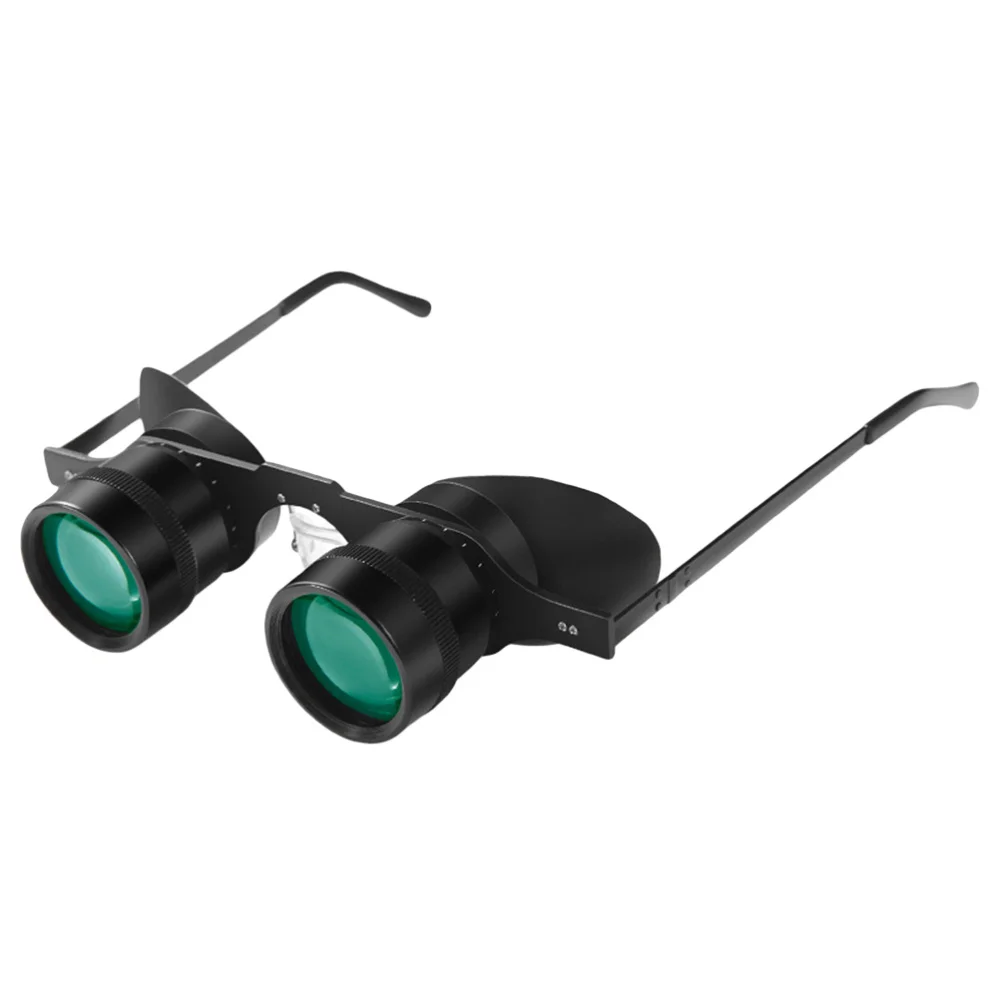 

Fishing Binoculars Portable Fishing Telescope 10X Green Film Low Light Magnifier Telescope Night Vision Binocular for Fishing Hu