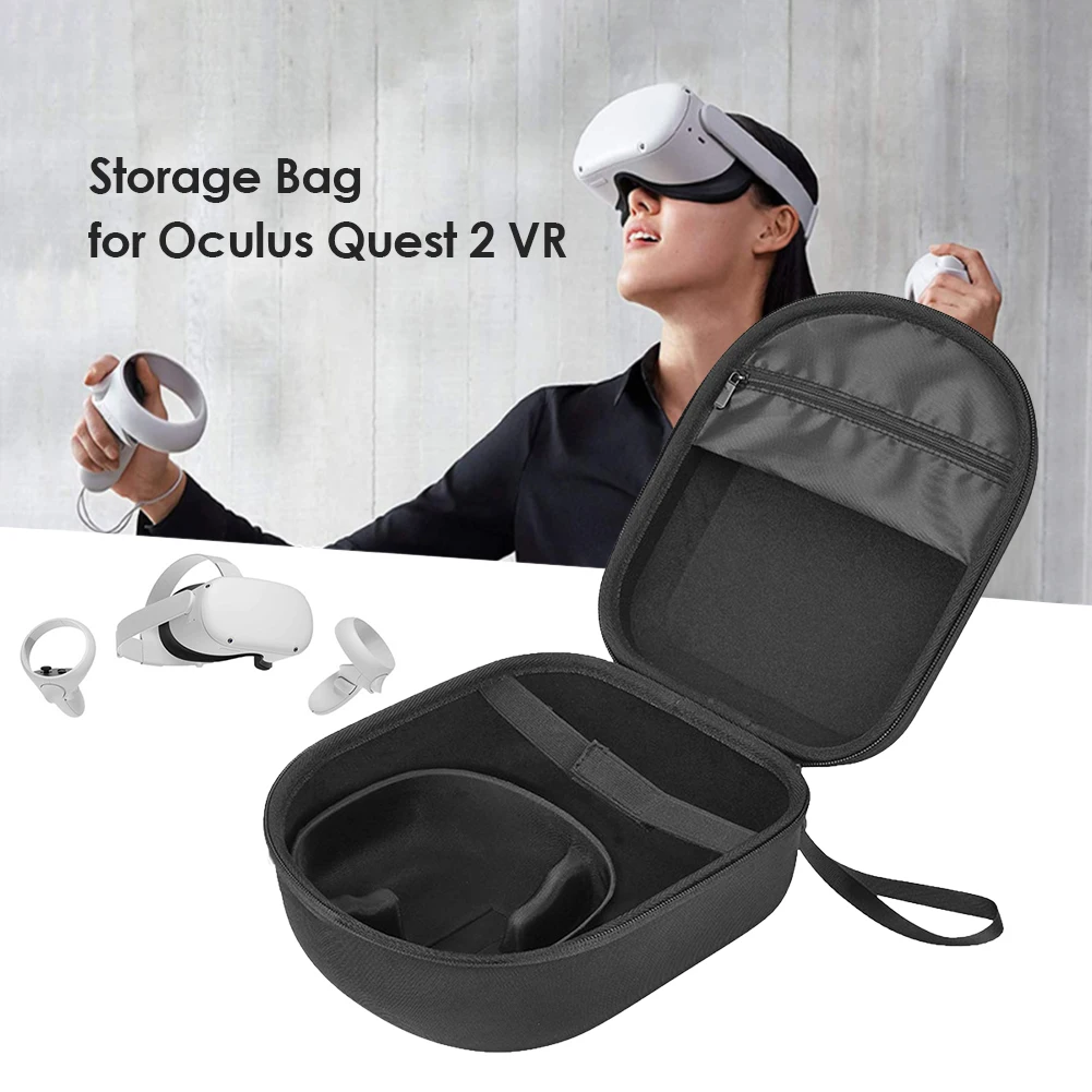 

Hard Shell EVA Portable Carrying Case for Oculus Quest 2 VR Headset Accessories Electronic Equipment Protective Pack Case