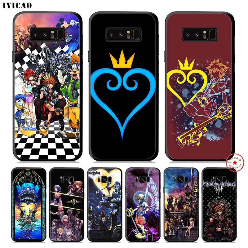 Мягкий чехол для телефона IYICAO Kingdom Hearts samsung Galaxy S10e S10 S9 S8 Plus S6 S7 Edge Note 10 9 8 | Мобильные