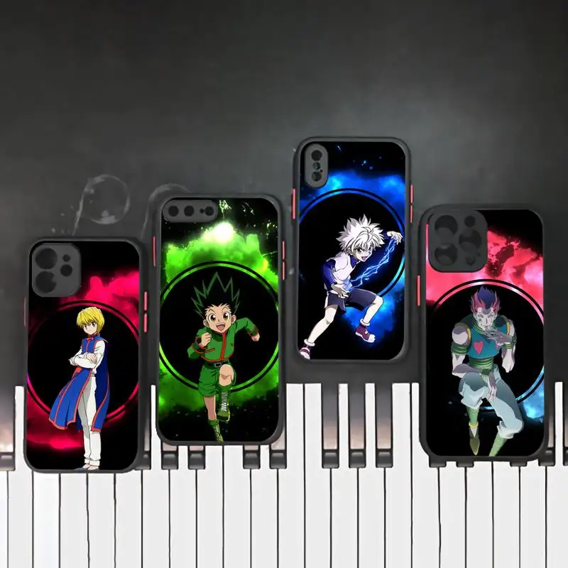 

Hunter x Hunters Anime Phone Case matte transparent For iphone 7 8 11 12 plus mini x xs xr pro max cover