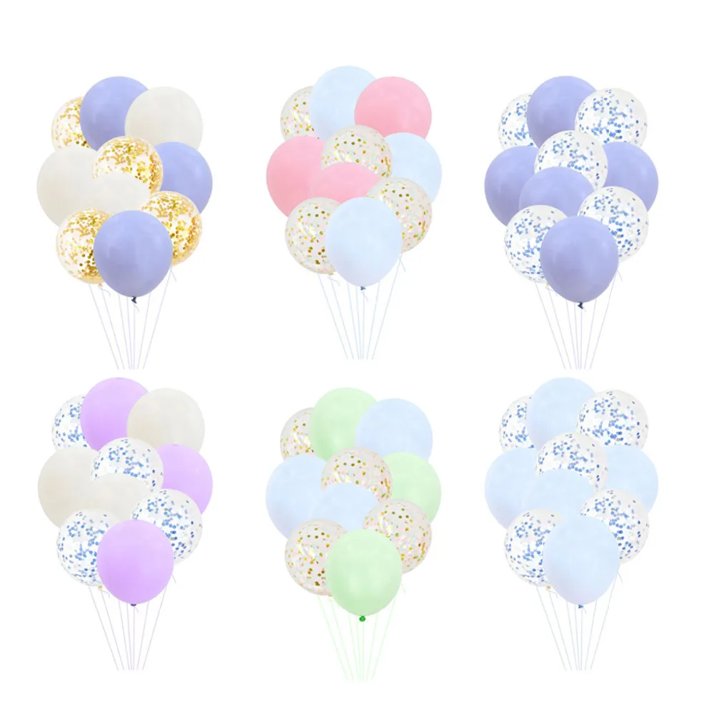 Набор разноцветных шариков-макарон 10/12 дюймов воздушный шар