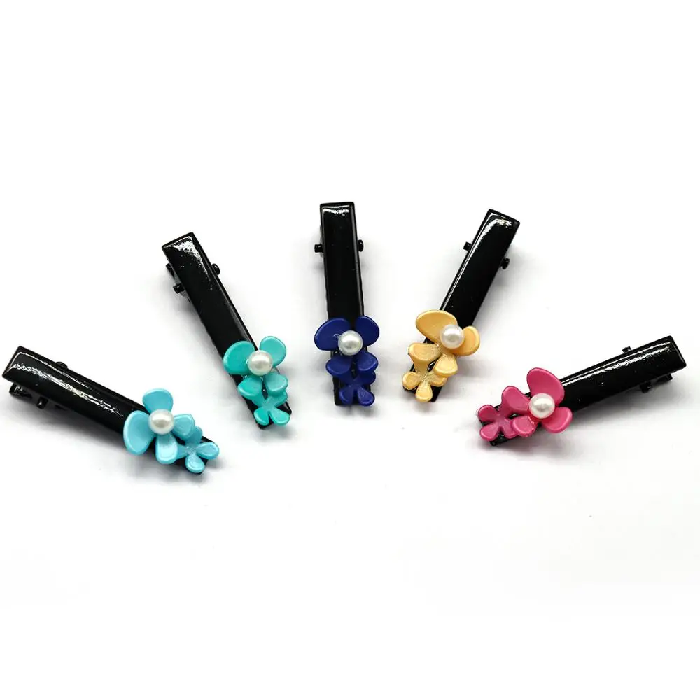 4 шт./компл. заколки для волос с милыми жемчужными цветами девочек и детей