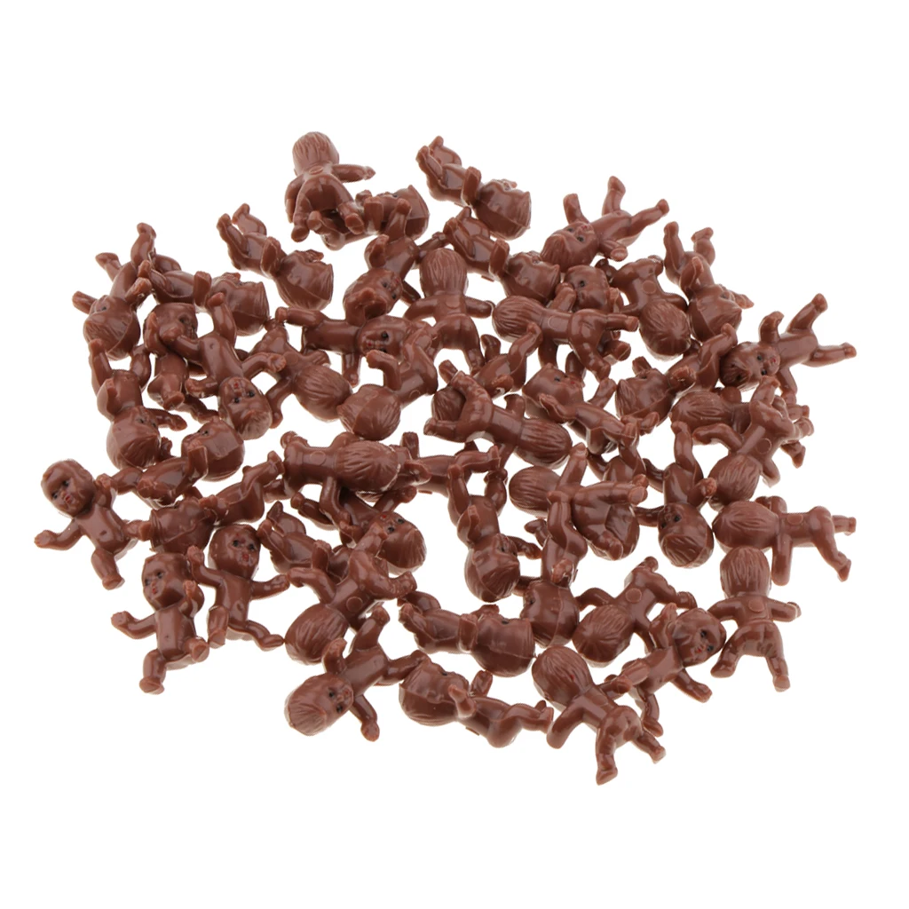 50 шт. мини кукла для новорожденных коллекция игрушек декор детского душа сделай