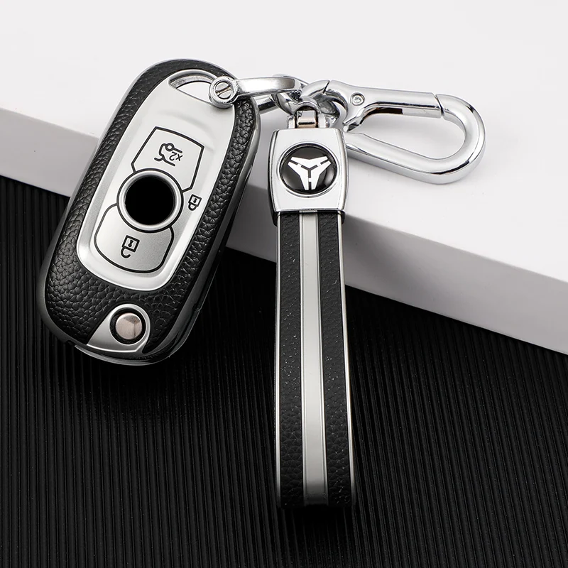 

For Opel Vauxhall Astra K Corsa E for Buick Verano ENCORE GX GL6 Car Folding Flip Key Case Cover Bag Shell Keychain Accessories