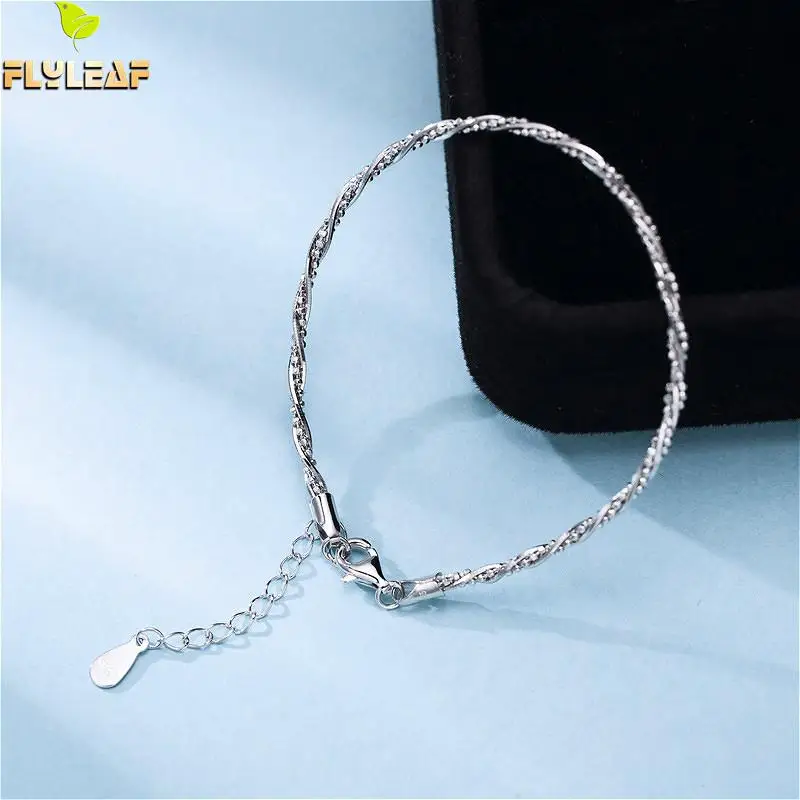 Женский многослойный браслет из серебра 925 пробы с бусинами | Украшения и