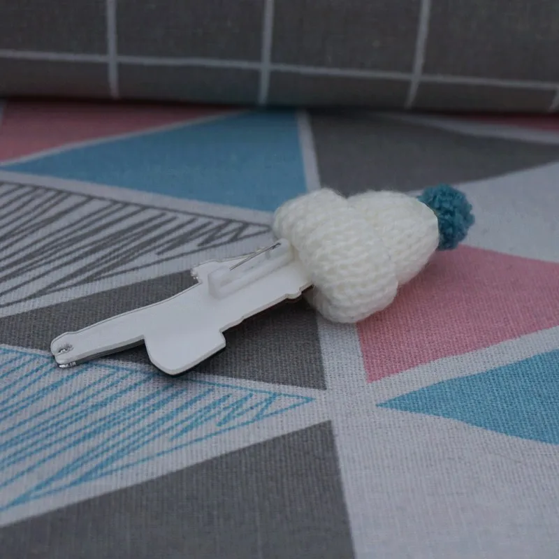 Акриловый значок Милая шерстяная брошь шляпа Значки DIY значки на рюкзак для