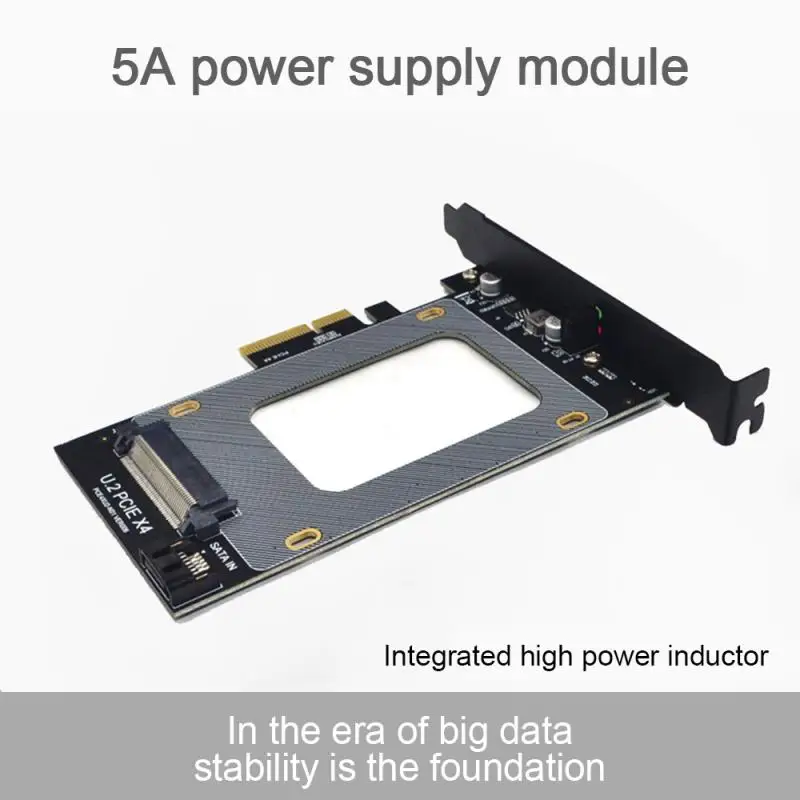 U.2 на PCI-E X4 переходная карта 3 0 SFF-8639 SSD удлинитель адаптер SATA PCI Express Card для рабочего