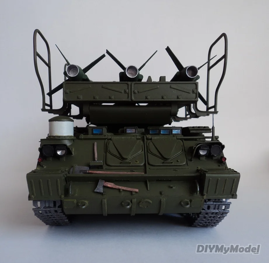 DIYMyModel-SA-6 a escala 1:25 para defensa a&eacute;rea, 2K12, modelo de papel artesanal, rompecabezas, juguete hecho a mano-4