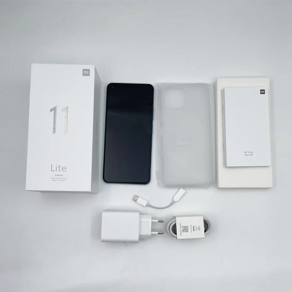 Новинка! Глобальная версия Xiaomi Mi 11 Lite 6 ГБ 128 мобильный телефон Snapdragon 732G NFC 64MP