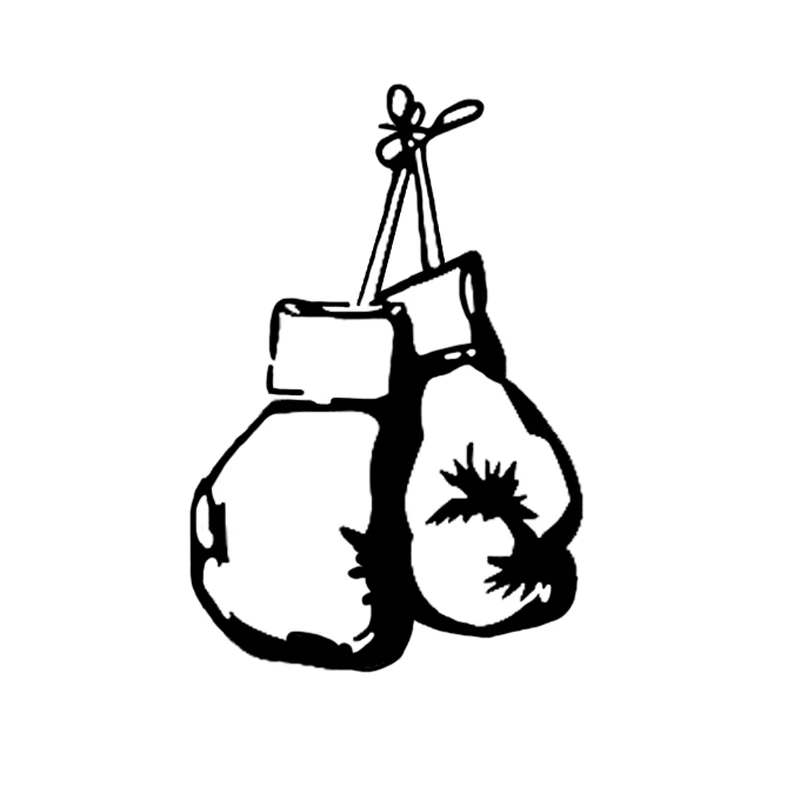 

Car Sticker Fashion Boxing Glove Decorative Car Sticker PVC High Quality Decal Pole Sport 9*13.5CM