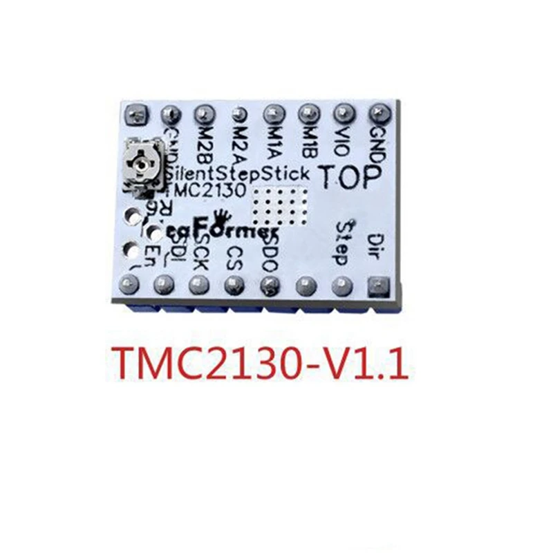 

3D Printer Motherboard Parts, TMC2130 V1.1 SPI Stepper StepStick Motor Mute Driver with Heat Sink Ultra-Silent