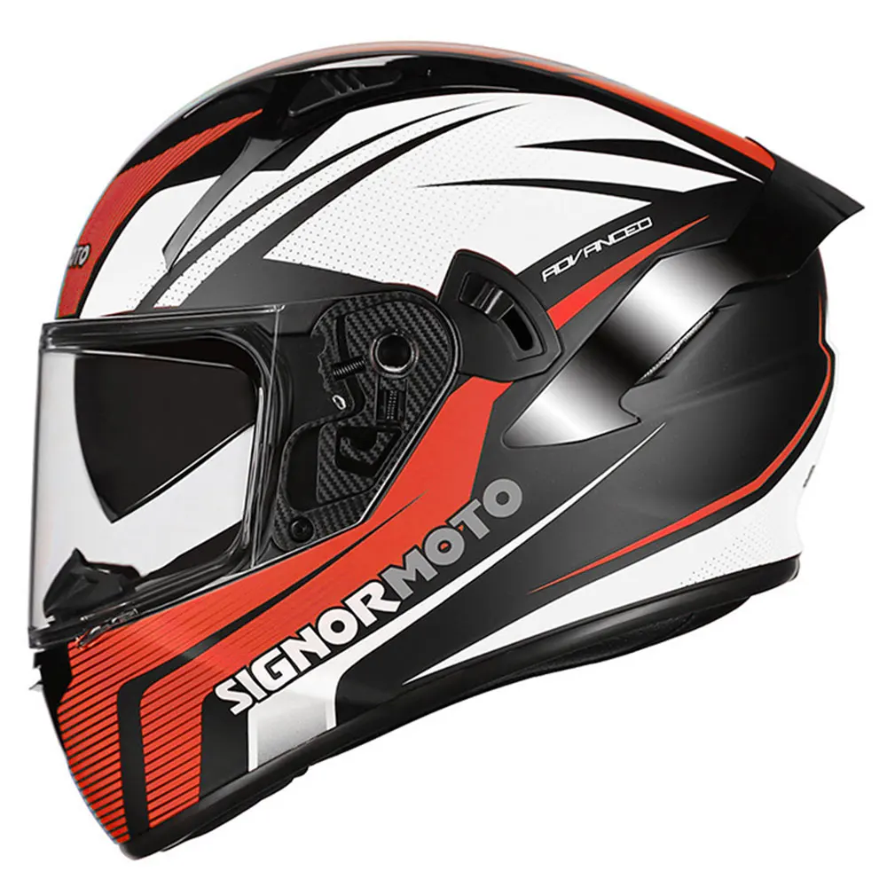 SignorMOTO мотоциклетный шлем Flip человек Casco двойные линзы мотоцикл гоночный с Bluetooth